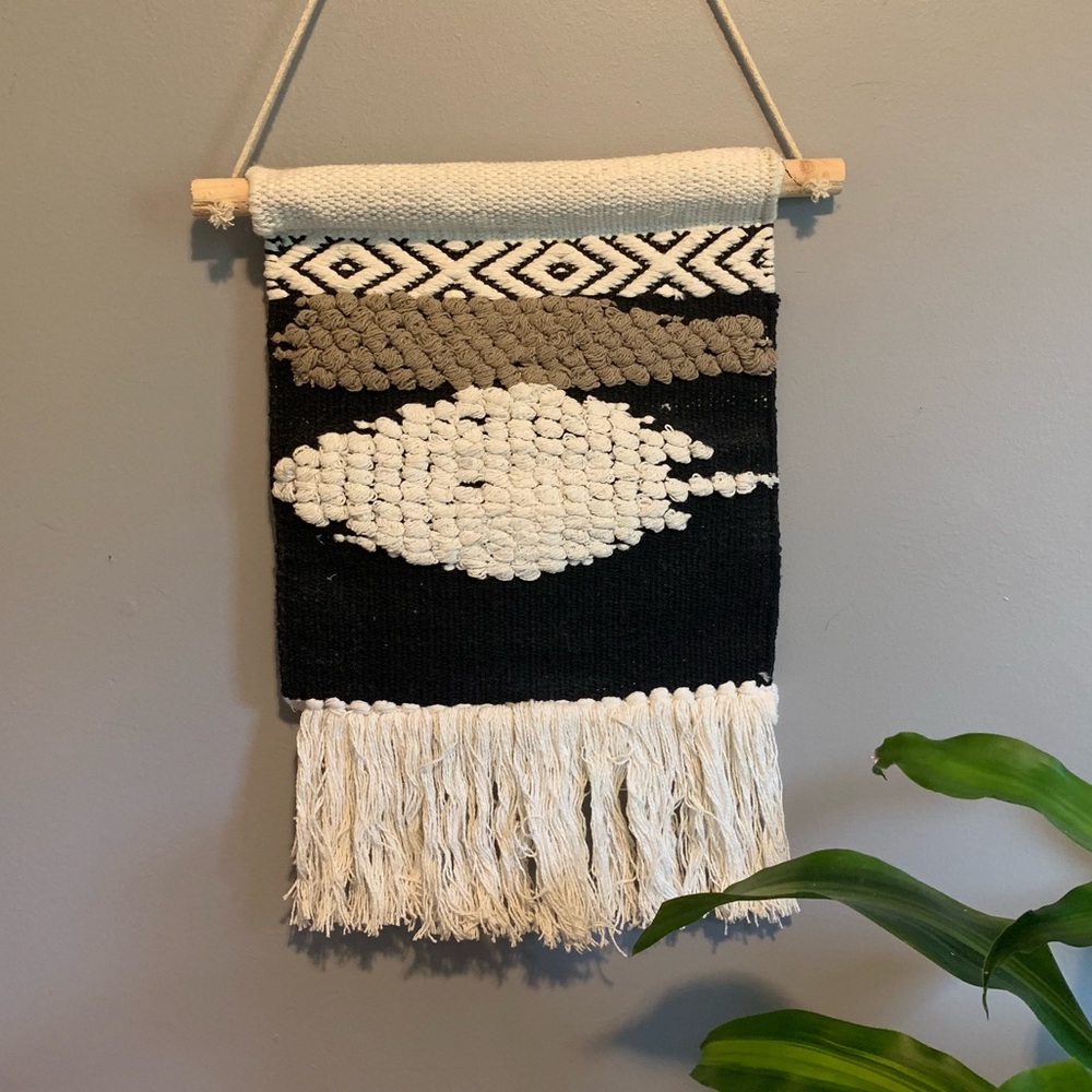 Modern Woven Hanging Wall Art (12x16 in)